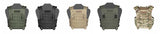 Portador de placas de reconocimiento Warrior SAPI - OD