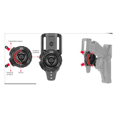 Vega Holster - 8KR80 R.F.A.S. – Rotating Fast Attach System