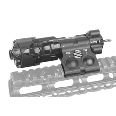 WADSN MAWL-C1+ CNC Green Laser + Dual Remote Switch Nero