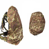 Copri Zaino Reversibile 100lt - Vegetato/Bianco