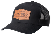 Gatorz - Snap Back Black / Leather Logo Patch