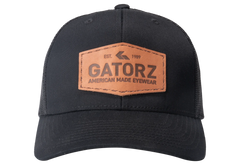 Gatorz - Snap Back Black / Leather Logo Patch