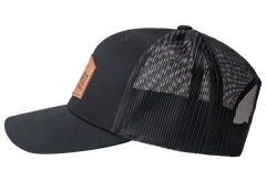 Gatorz - Snap Back Black / Leather Logo Patch