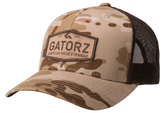 Gatorz - Snap Back Multicam Arid / Woven Logo Patch