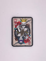 Patch Carta Re e Regina Skull