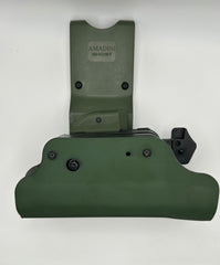 GHOST 3 per Beretta 92/99/98A1/96, Fondina Police Destra con Modulo Rotativo Verde