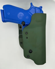 GHOST 3 per Beretta 92/99/98A1/96, Fondina Police Destra con Modulo Rotativo Verde