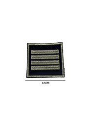 Policía Penitenciaria Grado Velcro Rectangular - SUBJEFE