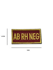 Parche de grupo sanguíneo 0 - NEG verde