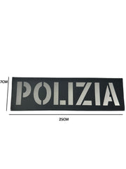 Patch Polizia Catarifrangente Grande