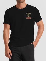 4-14 - "T-shirt Calm Waters Hard Men" - Black
