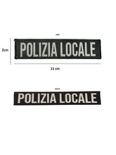 Patch Polizia Locale Catarifrangente Piccola
