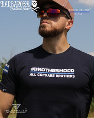 T-shirt Thin Blue Line Italy® ACAB Brotherhood (Blue Navy)