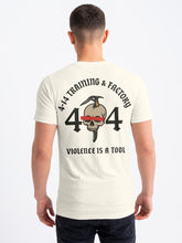 4-14 - T-shirt "Violence Is a Tool" - White