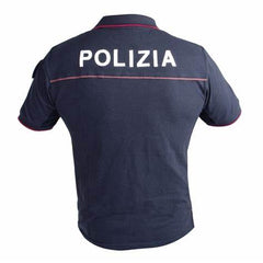 Polo Polizia Di Stato Completa di Ricami 100% Poliestere