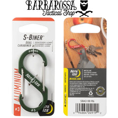 Nite Ize - S-Biner® #3 Aluminum Dual Carabiner - Green