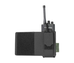 Warrior Laser Cut Wing Velcro Adjustable Radio Pouch Left Side