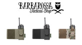 Warrior Laser Cut Wing Velcro Adjustable Radio Pouch Left Side