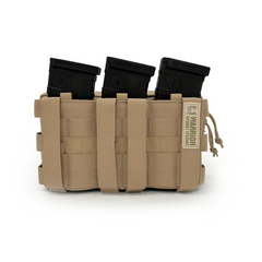 Warrior Triple Snap Mag Utility Pouch - Coyote Tan