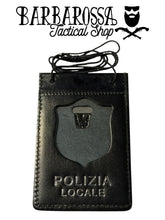Ascot - Porta Tesserino e Placca AS45 in Pelle da Collo