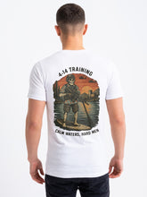 4-14 - T-shirt "Calm Waters Hard Men" - White
