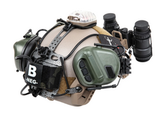 NVG battery pouch for Wosport Bridge type helmet Lightweight - Ranger Green