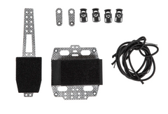 NVG battery pouch for Wosport Bridge type helmet Lightweight - Black