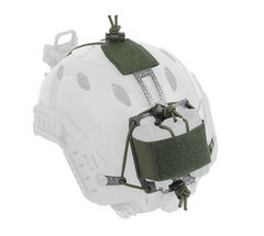 NVG battery pouch for Wosport Bridge type helmet Lightweight - Black
