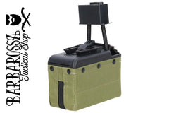 Box type magazine 1500 BBs Specna Arms x A&K for M249 Ranger Green