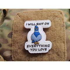 Patch Piccione "I Will Shit"