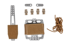 NVG battery pouch for Wosport Bridge type helmet Lightweight - Coyote Brown