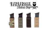 Estuche para cargador Warrior con corte láser y cierre único, corto de 9 mm, multicámara