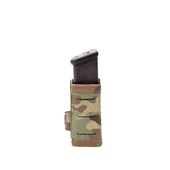 Estuche para cargador Warrior con corte láser y cierre único, corto de 9 mm, multicámara