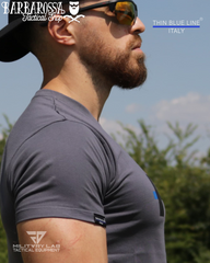 T-shirt Thin Blue Line Italy® K9 (Grey)