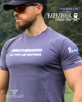 T-shirt Thin Blue Line Italy® ACAB Brotherhood (Matt Grey)