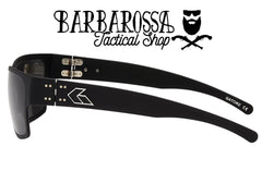 GATORZ - Delta, Black Anodized w/ Silver Logo, Smoked Polarized
