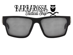 GATORZ - Delta, Black Anodized w/ Silver Logo, Smoked Polarized
