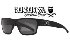 GATORZ - Delta, Black Anodized w/ Silver Logo, Smoked Polarized