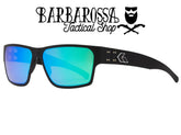 GATORZ - Delta Matte Black with Brown Polarized Lens w/ Green Mirror