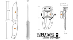 RUIKE - Jager F118 Fixed Blade Knife