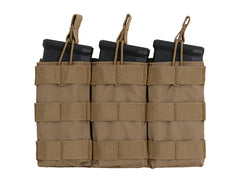 Triple magazine pouch for M4/M16 open top TAN