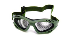 Occhiali a rete verde