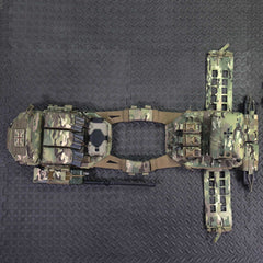 Warrior Laser Cut Low Profile Carrier V2 With ladder Sides - MultiCam