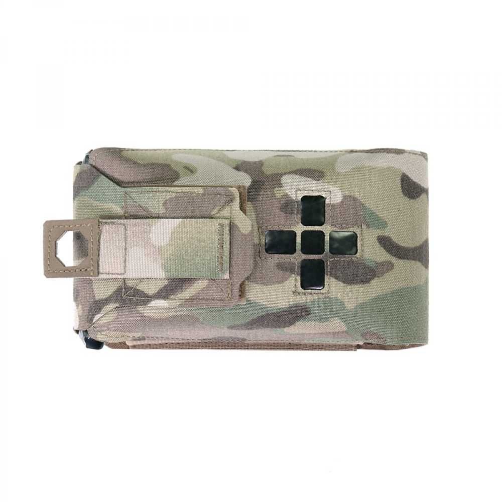 Warrior Laser Cut Small Horizontal Individual First Aid Kit - MultiCam