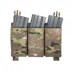 Warrior Removable Triple Elastic Mag Pouch Multicam