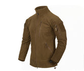 ALPHA TACTICAL Jacket - Grid Fleece - Coyote