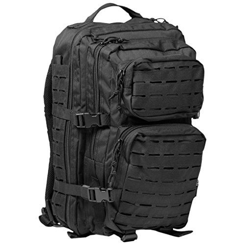 US Assault Pack Laser Cut Large - Black