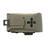 Warrior Laser Cut Small Horizontal Individual First Aid Kit - Ranger Green