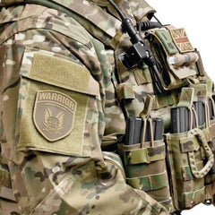 Patch Logo Shield Dark Earth - Warrior