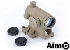 AIM Micro Dot T1 con QD e Hi Mount Base Tan